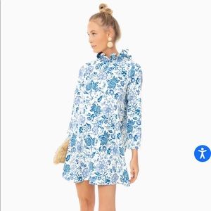Tuckernuck Blue Chintz Floral Daphne Dress